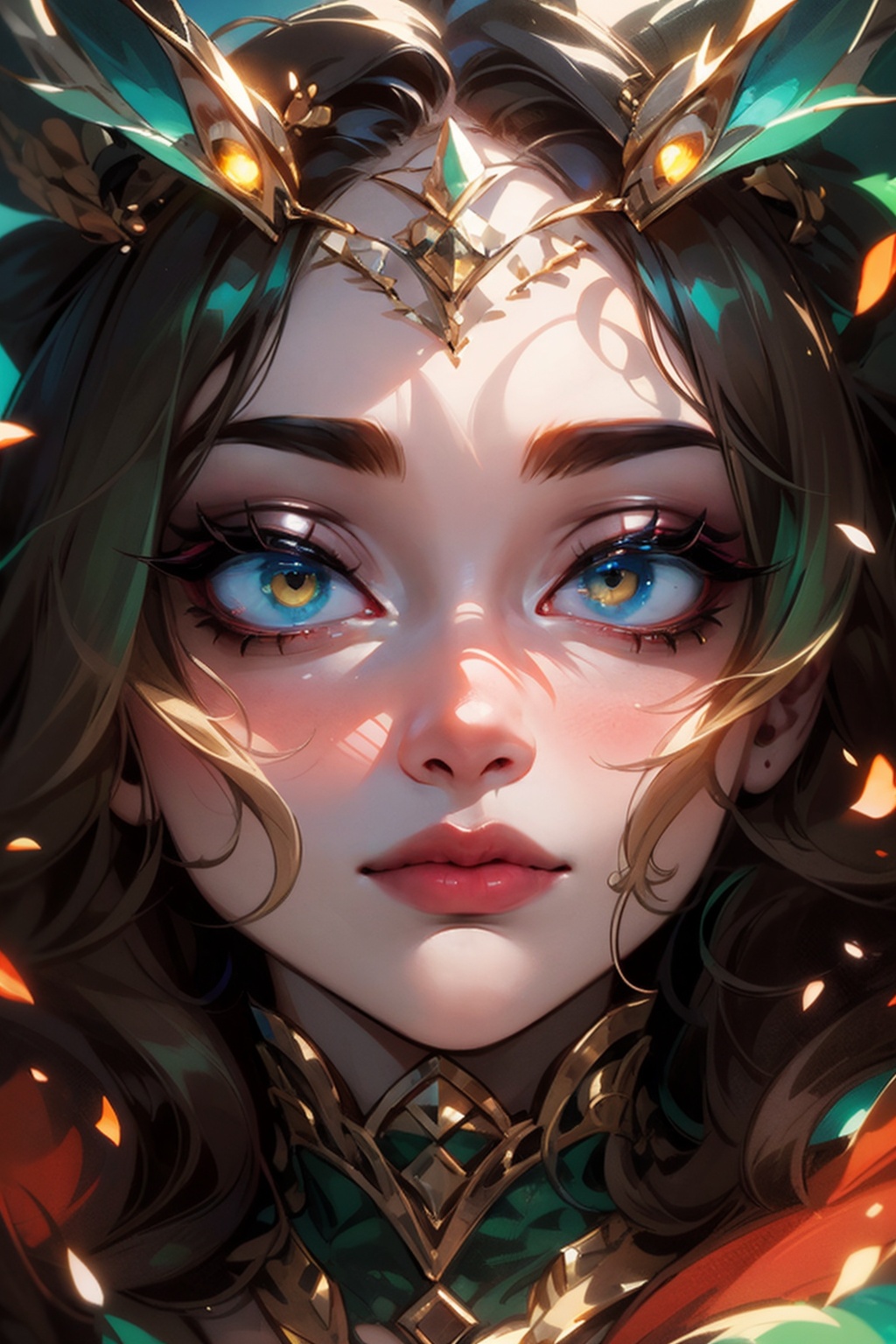 1 girl,  portrait,  close-up portrait on Tensor.Art