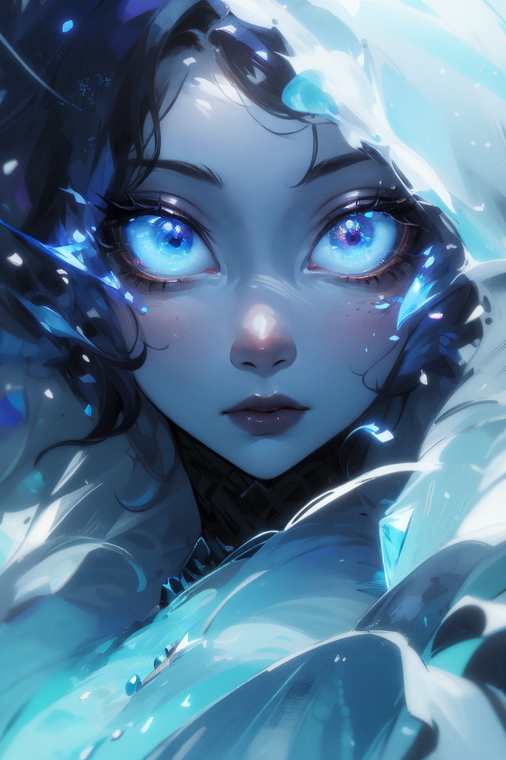 1 girl,  portrait,  close-up portrait on Tensor.Art