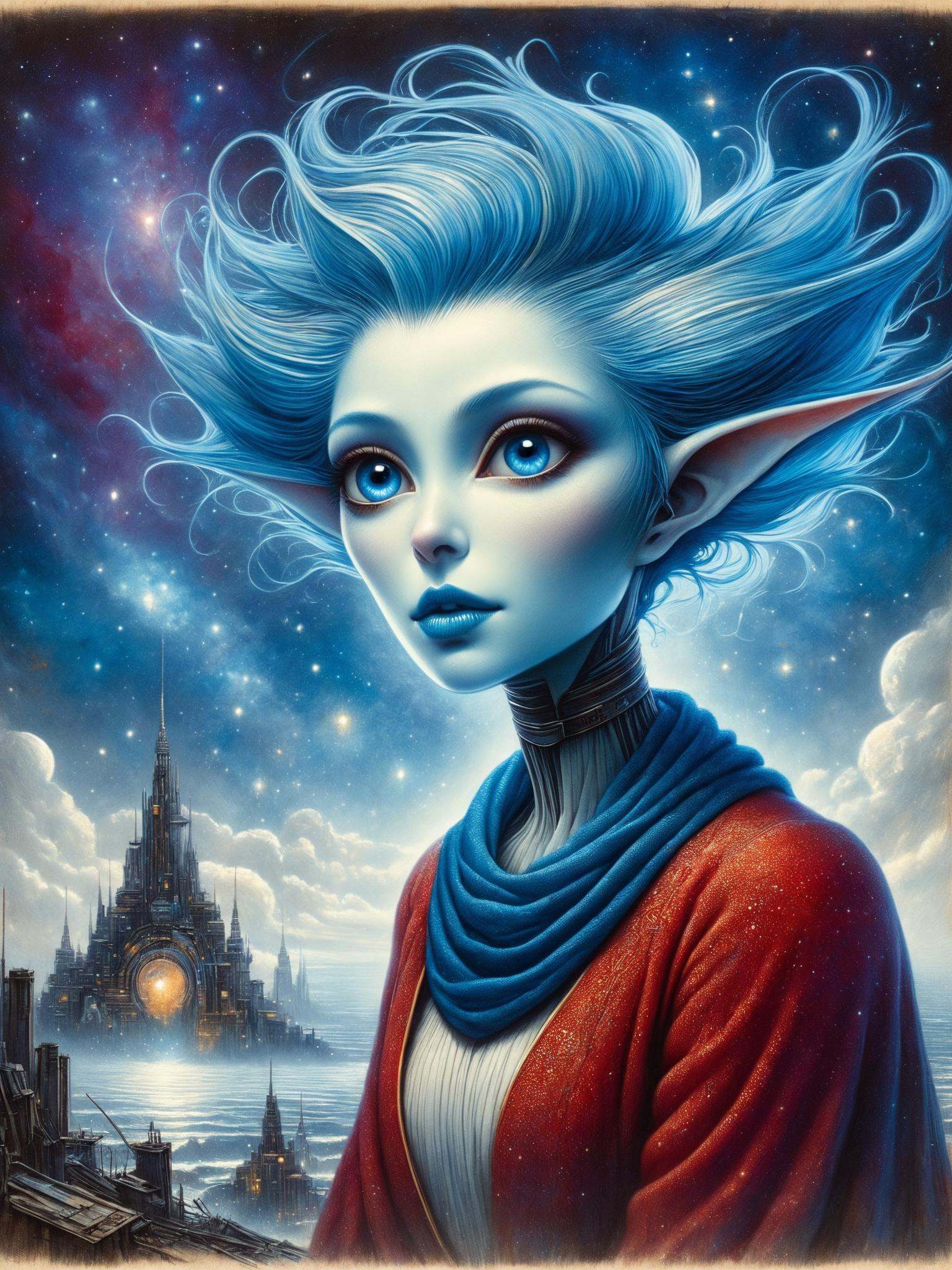 Art by Andy Kehoe,  luis royo,  Esao Andrews on Tensor.Art