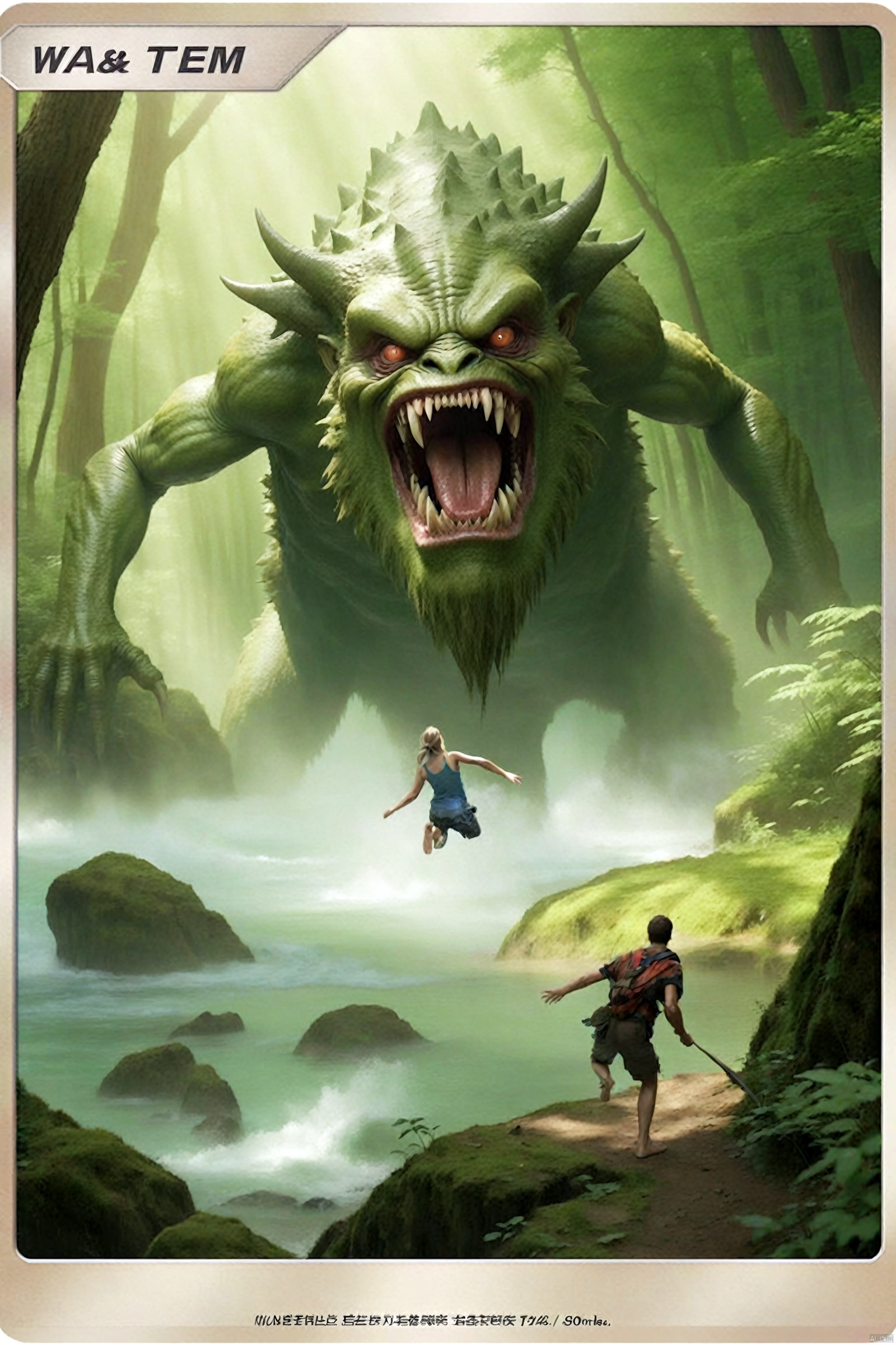  absurdres,incredibly absurdres,reality,realistic,full_shot,Monster,card