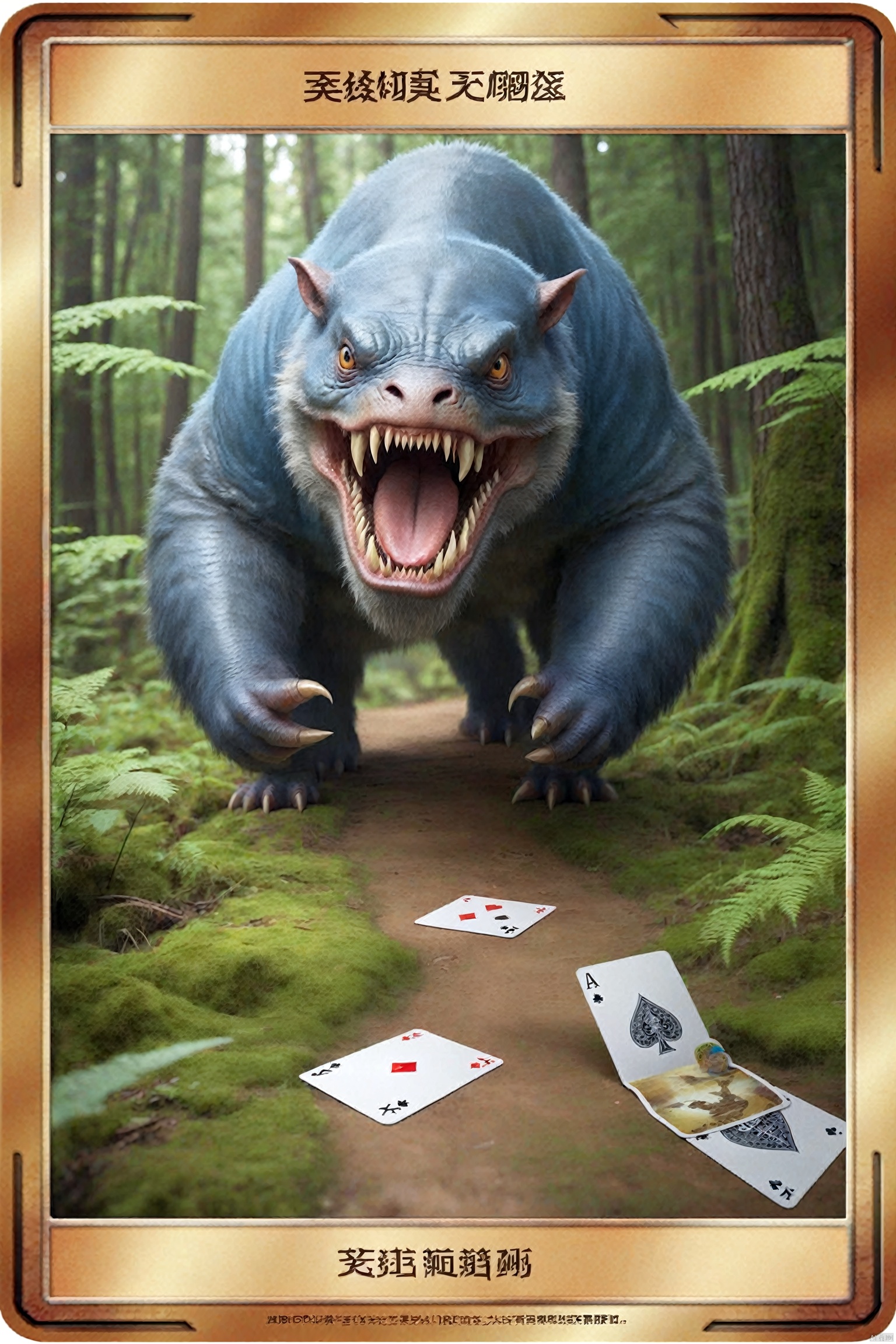  absurdres,incredibly absurdres,reality,realistic,full_shot,Monster/zoon,card, , Strange animals