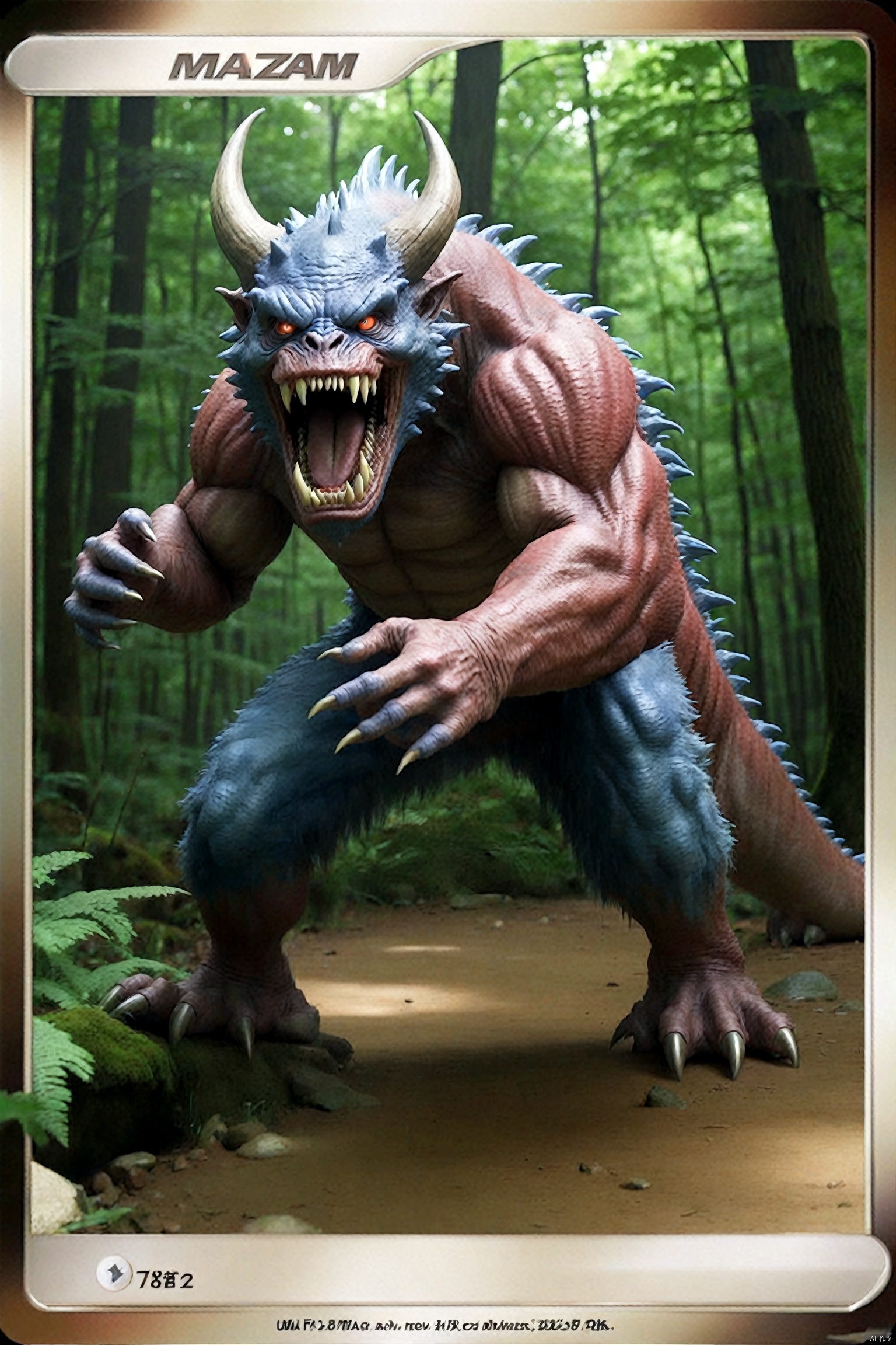  absurdres,incredibly absurdres,reality,realistic,full_shot,Monster/zoon,card