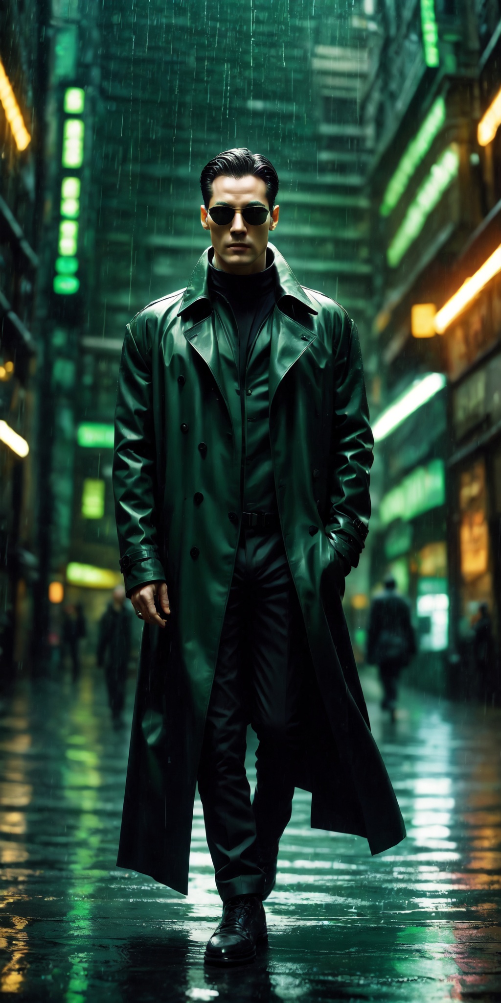 Matrix,  full body,  1 man on Tensor.Art