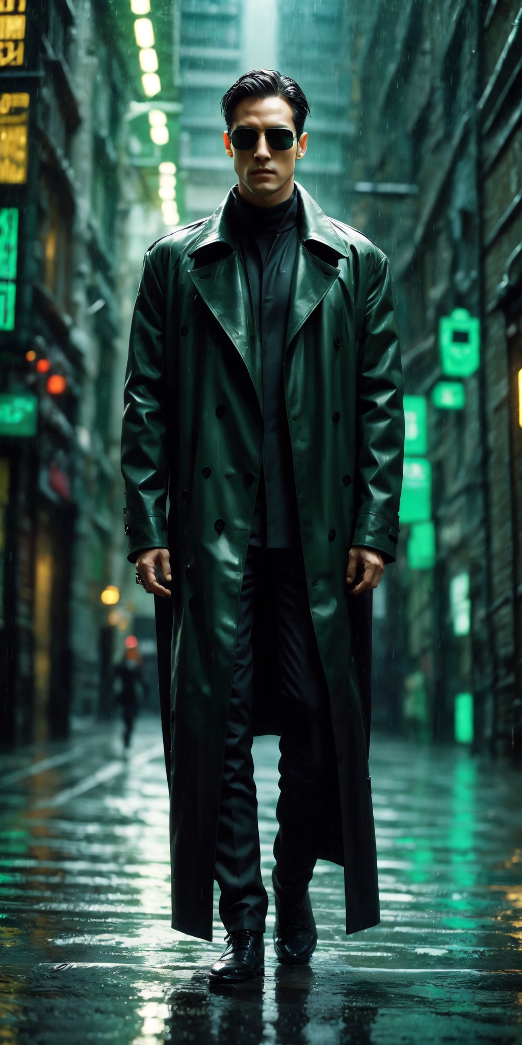 Matrix,  full body,  1 man on Tensor.Art