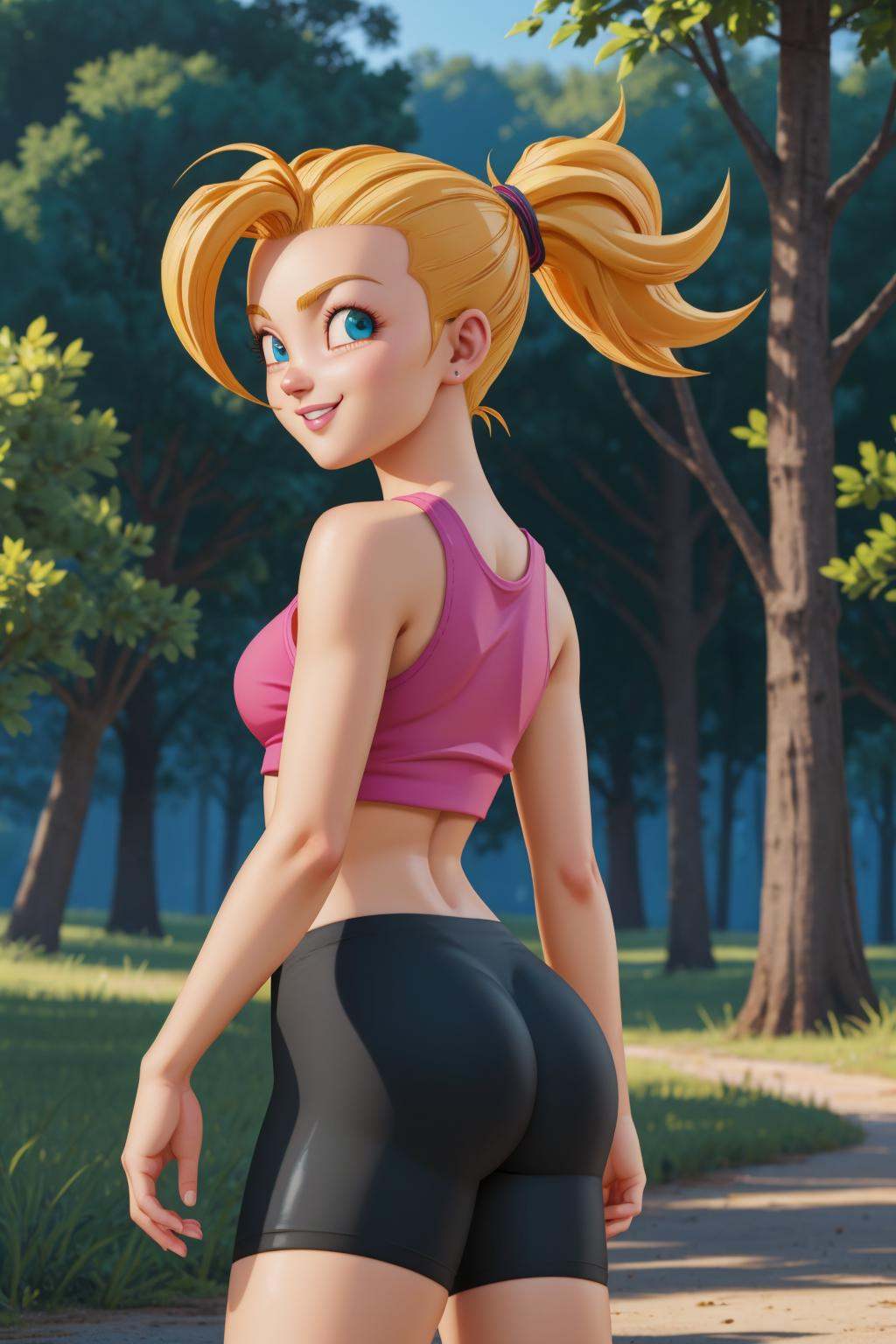 sonbura,  super saiyan,  cowboy shot on Tensor.Art