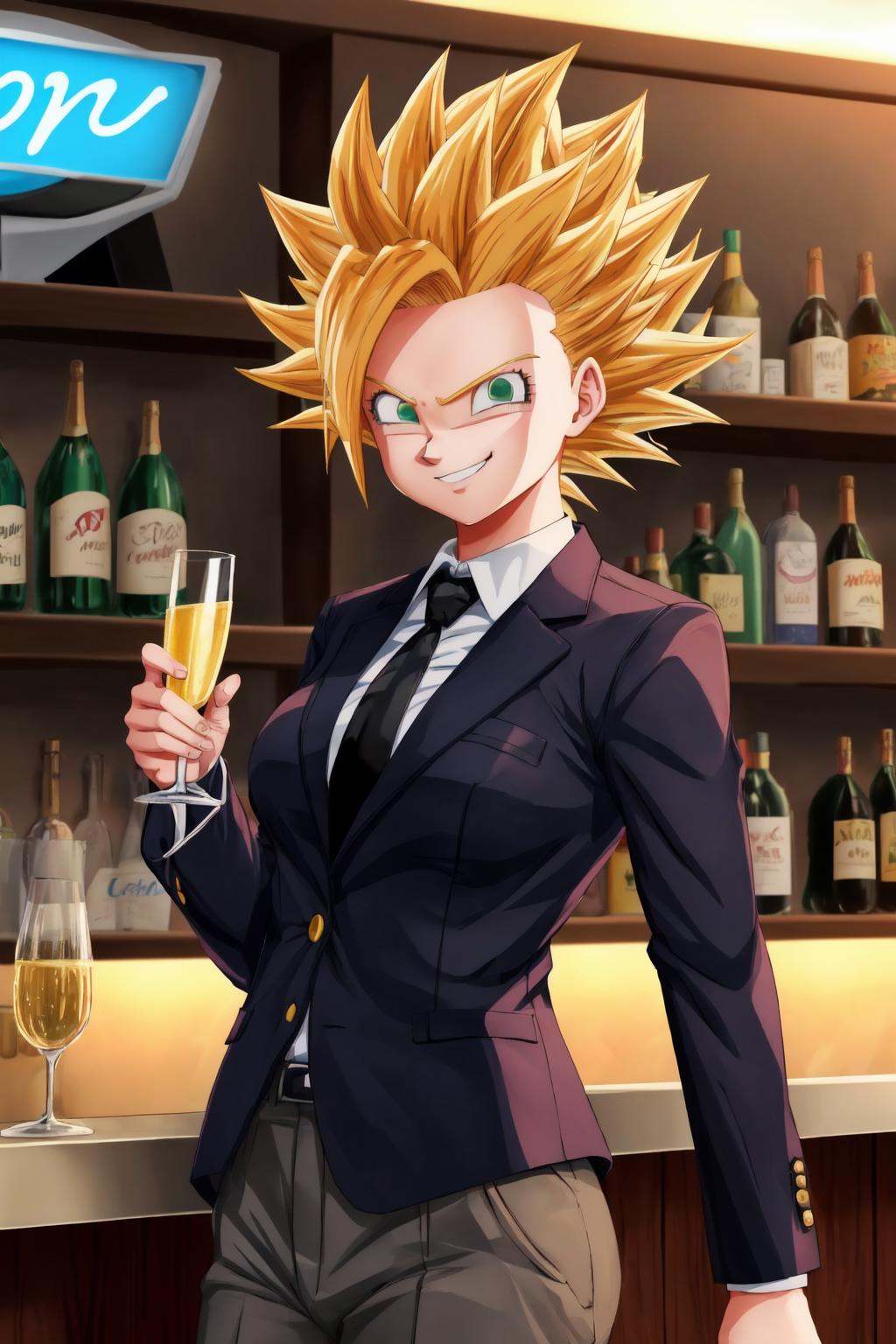 sonbura,  ssj2,  cowboy shot on Tensor.Art