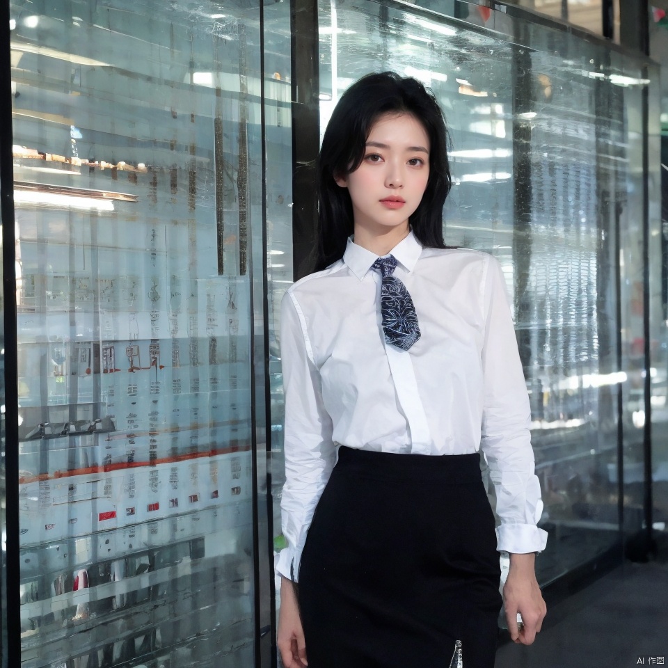 fullbody,2 people,1 girl, １ boy,Wear the same Treasure Blue Business suit,necktie,Treasure Blue Suit, pencil skirt,Seductive smile,office background, standing, 
trousers,Simple background,mature female,Mature males,Cusp high-heeled shoes,(in summer:1.3),((style of Alessio Albi)),(photorealistic:1.2),(film grain:0.2),((Depth of field)),spoken flying sweatdrops,official art,Best quality,masterpiece,((photorealistic:1.4)),extremely delicate,intricate details,best shadow,HD photos,slr,8k,hyperdetailed,(soft light), standing,rich in detail,(exposure blend:0.1), 1 girl, realistic, realism, 1girl,moyou, Real, ring, mugglelight, depth of field, OL, cheongsam