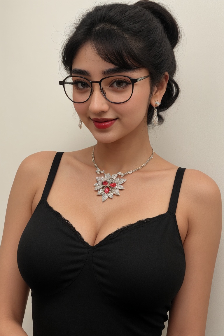 1girl,  18 year old,  eye glasses on Tensor.Art