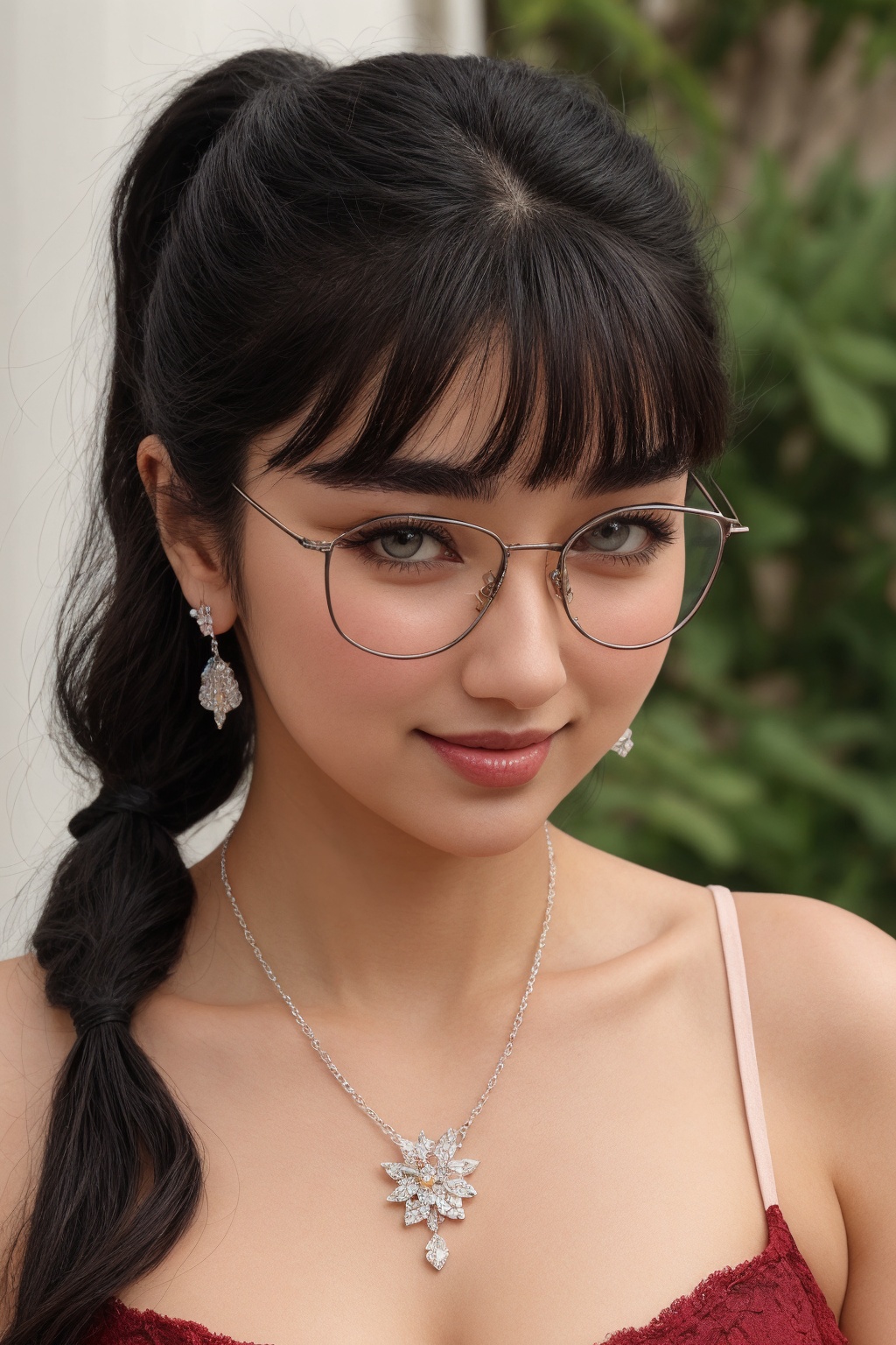 1girl,  18 year old,  eye glasses on Tensor.Art