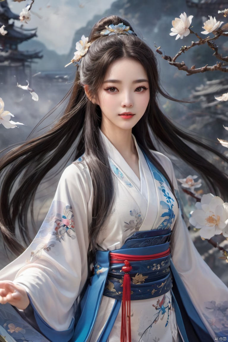(official art,unity 8k wallpaper,ultra detailed,High quality,best quality),immortal realm,JLSJ,immortal,1girl,hanfu,