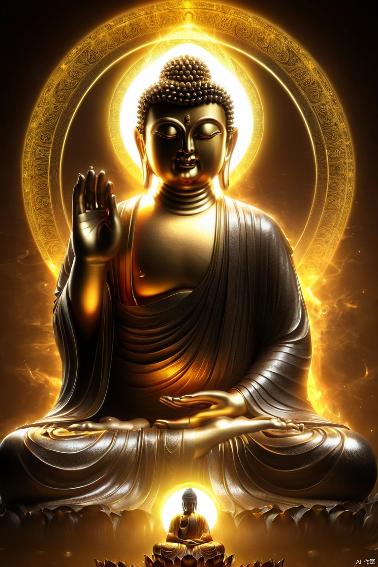 (official art,unity 8k wallpaper,ultra detailed,High quality,best quality),buddhism,immortal realm,JLSJ,buddha's light shines brightly,, JLSJ