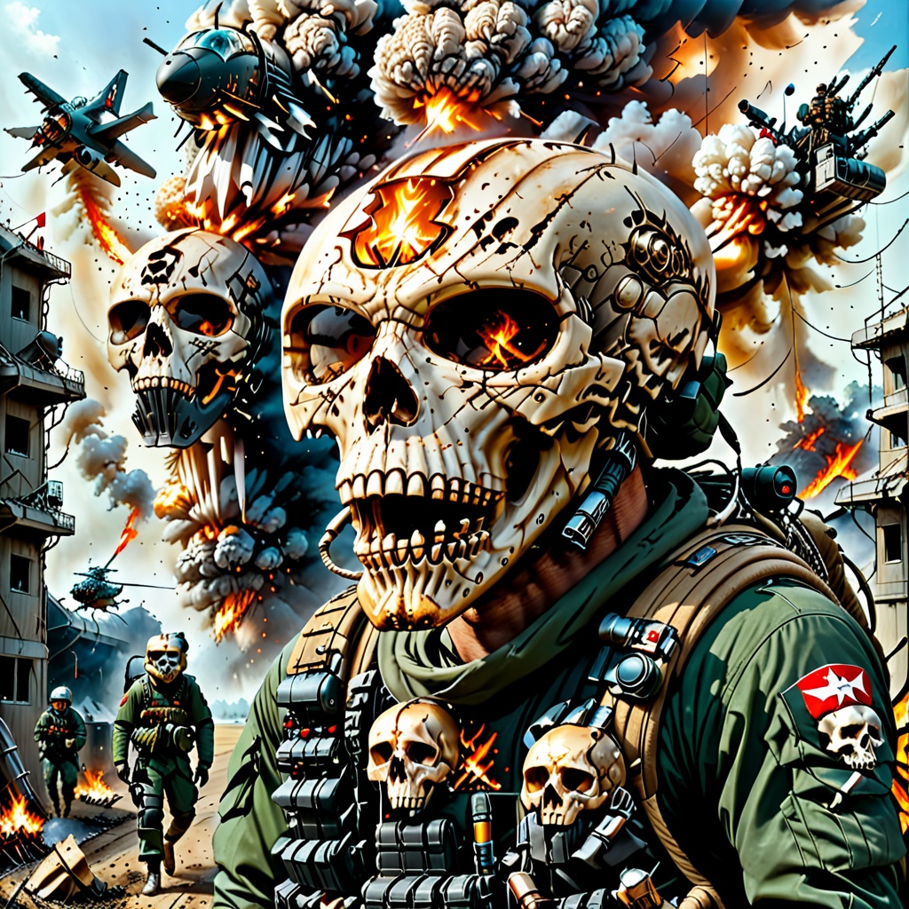 weapon,  multiple boys,  uniform on Tensor.Art