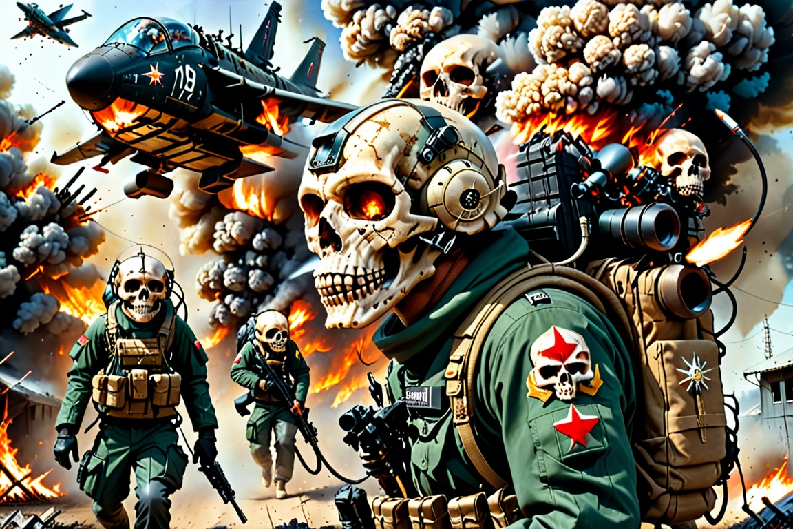 weapon,  multiple boys,  uniform on Tensor.Art
