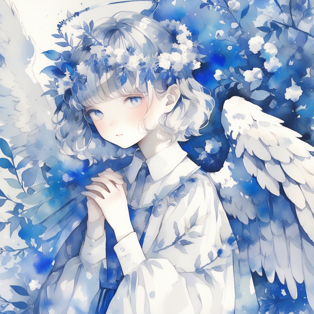 1girl,  solo,  wings on Tensor.Art