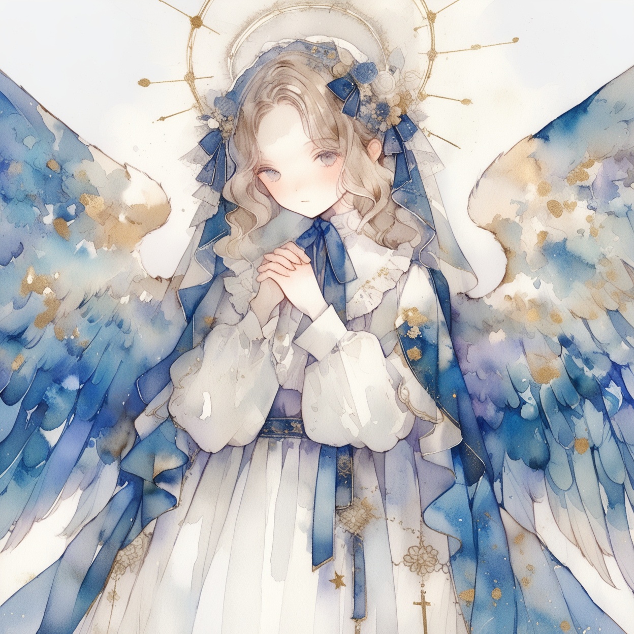1girl,  solo,  wings on Tensor.Art