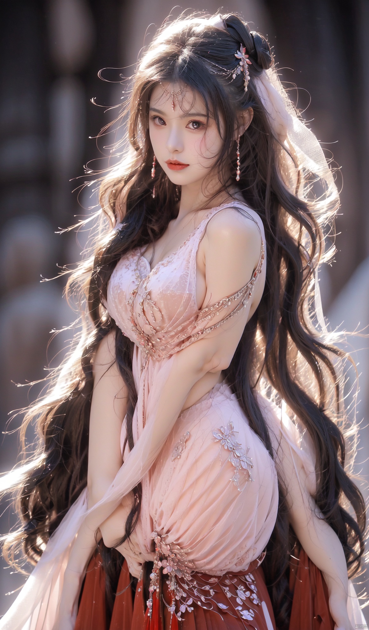  a Girl, solo, short hair, bangs, red eyes, glowing, glowing eyes, 
perfect body, pretty face with details, whole body, shoes, long eyebrows, big, cute eyes, movie lights Movie lights, strong contrast, high level of detail, (Exposed breasts :1.5), (exposed vagina :1.5),best quality, masterpiece, white background, Chinese style,midjourney portrait,behisheroine,Chinese style,bj_Devil angel,yifu,(Exposed breasts :1.5), (exposed vagina :1.5)