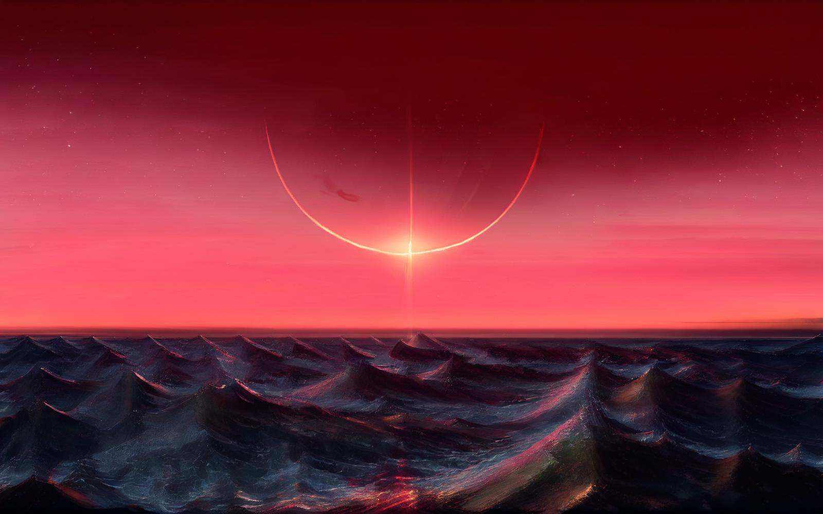 eclipse,  outdoors,  sky on Tensor.Art