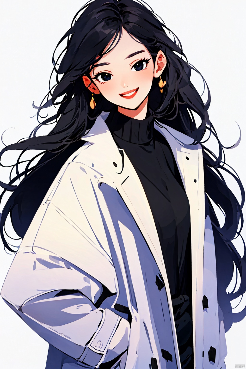 blooming cheer cartoon style,  1girl,  solo on Tensor.Art