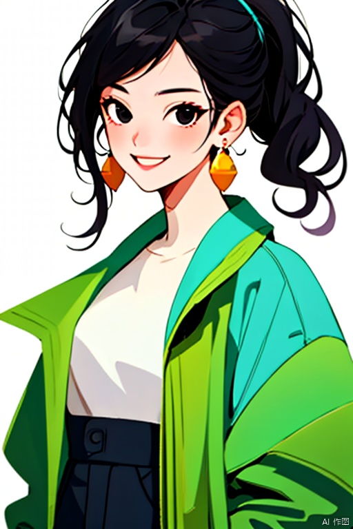 blooming cheer cartoon style,  1girl,  solo on Tensor.Art