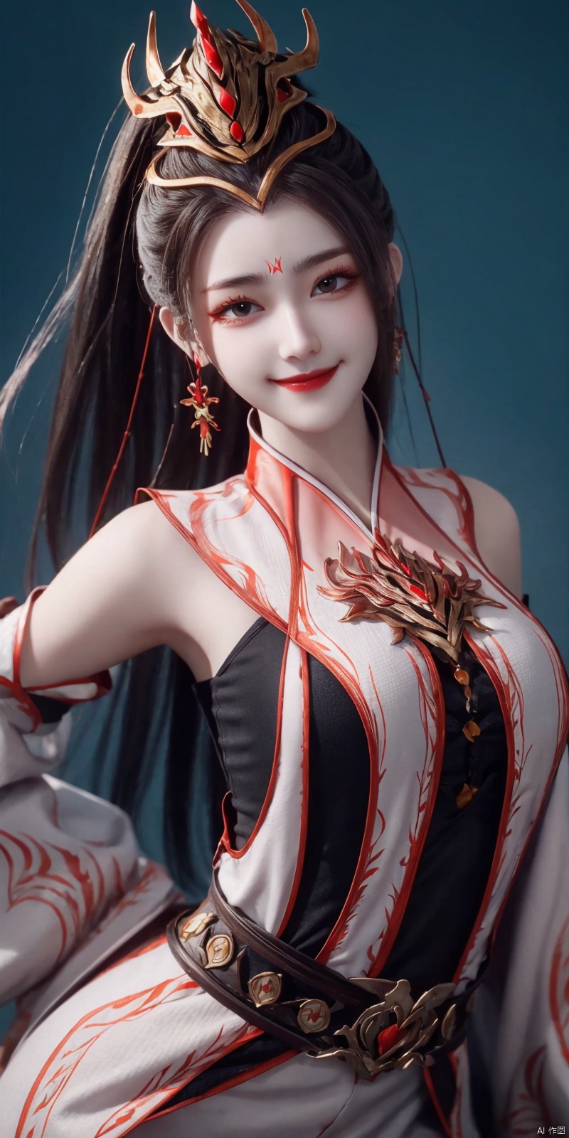  best quality, masterpiece, cowboy_shot,(Good structure), DSLR Quality,Depth of field,kind smile,looking_at_viewer,Dynamic pose, 
1girl,jiujiu