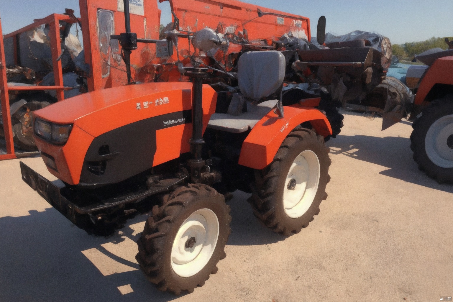  Bestquality,8k,(((masterpiece))),((bestquality)), tractor