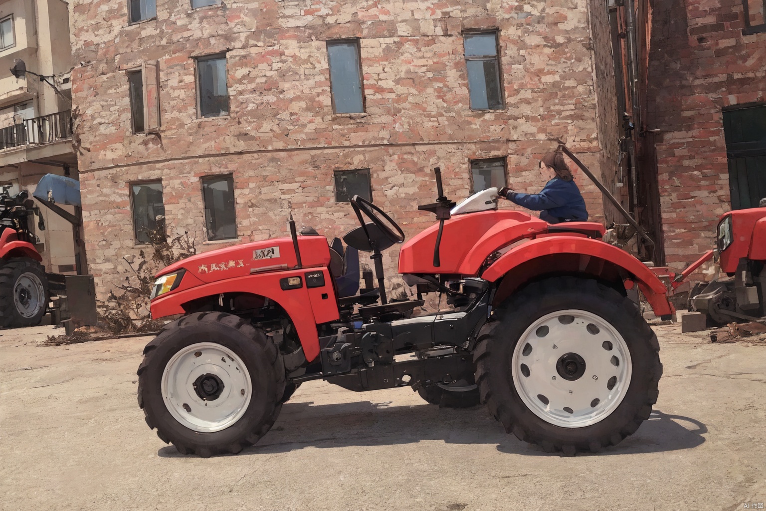  Bestquality,8k,(((masterpiece))),((bestquality)), tractor