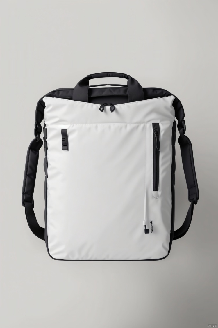  School bag minimalist design, white