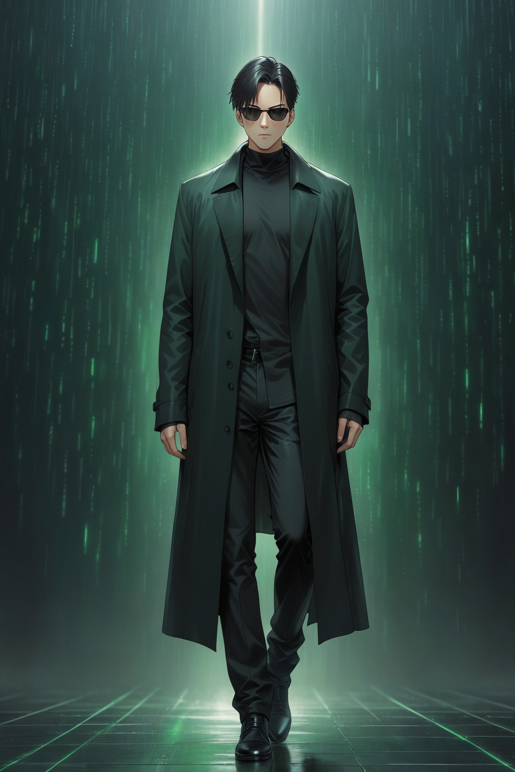 Matrix Style,  Matrix,  full body on Tensor.Art