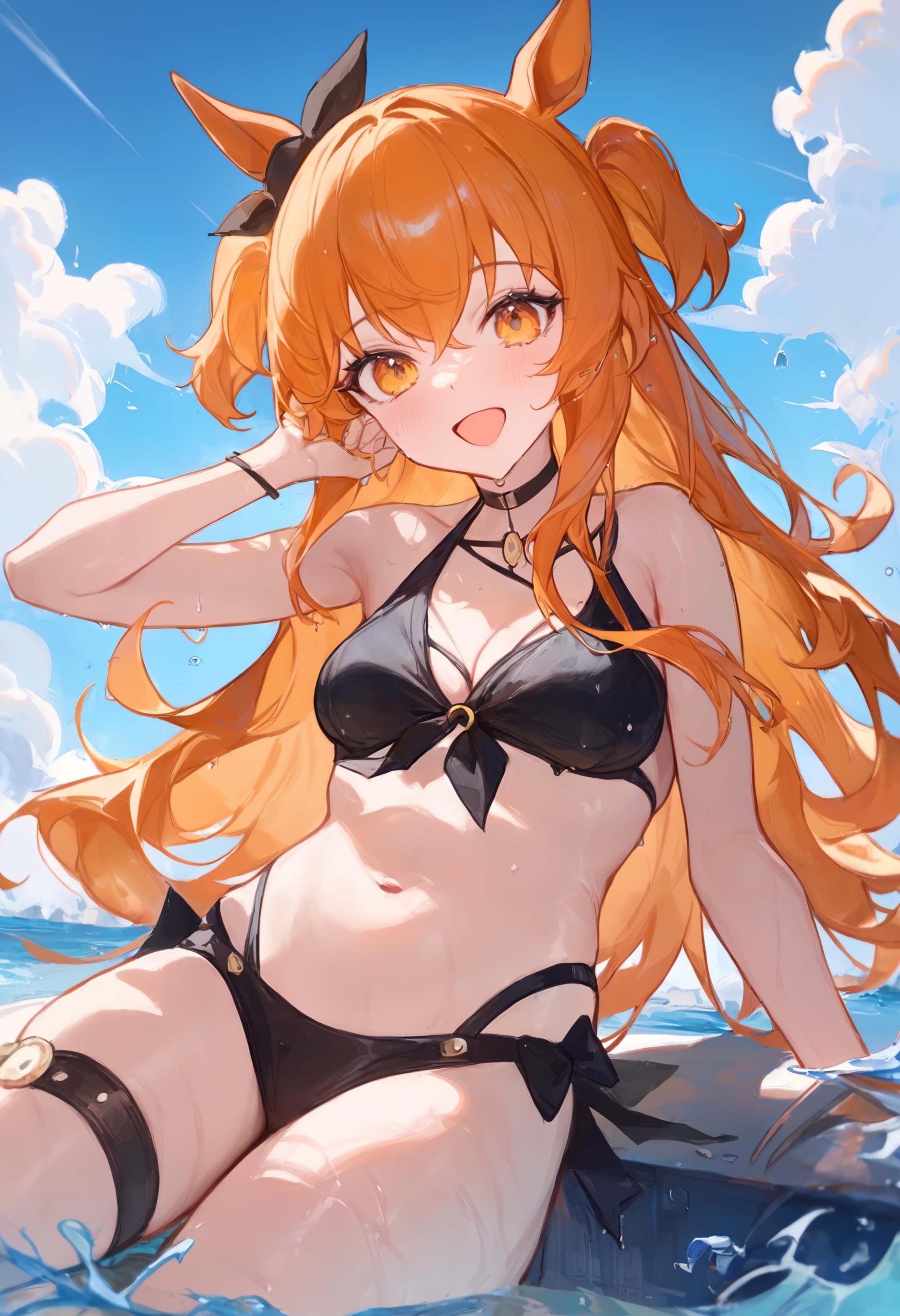 1girl,  mayano top gun \(umamusume\),  umamusume on Tensor.Art