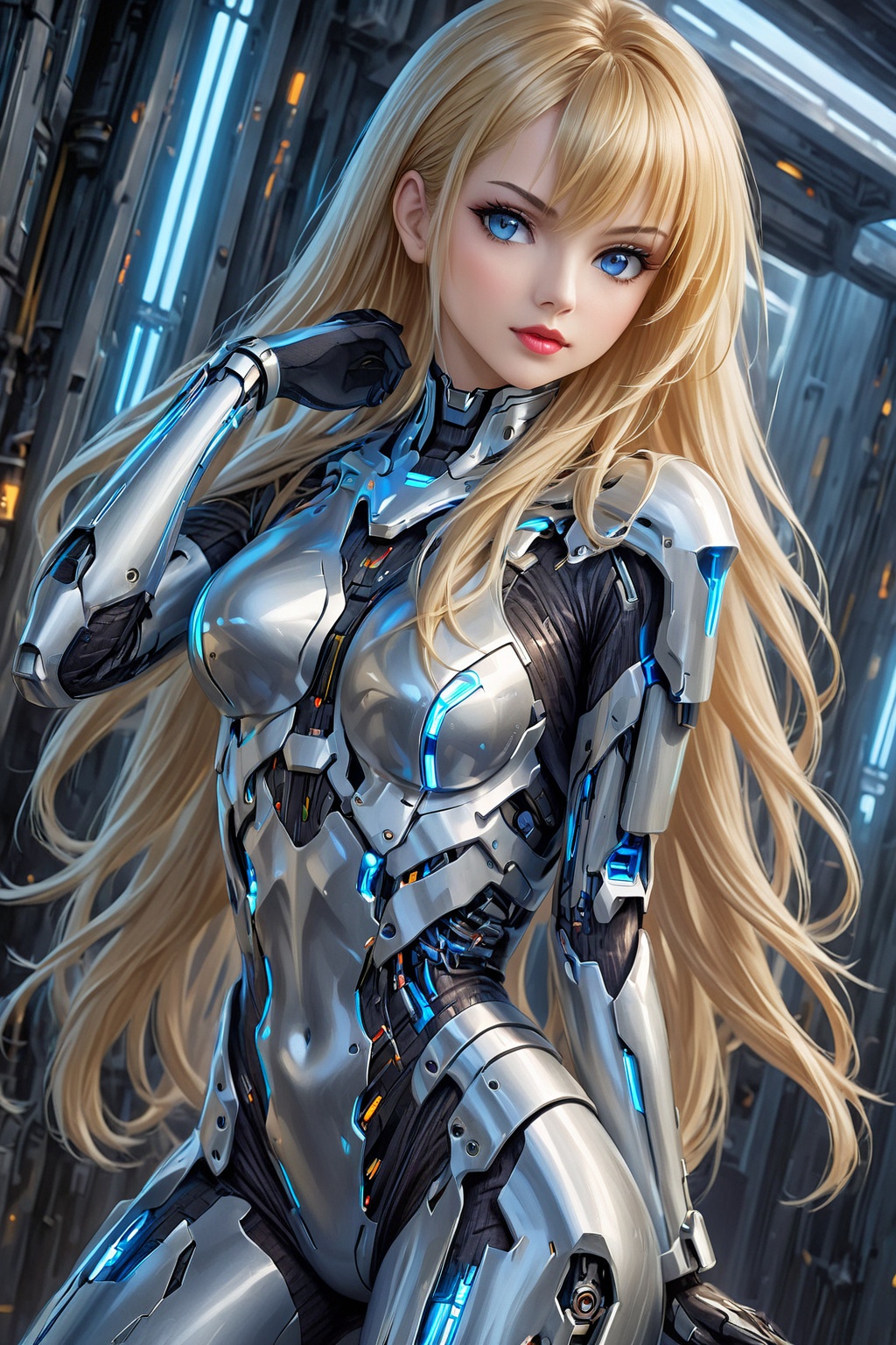 1girl,  blonde_hair,  solo on Tensor.Art