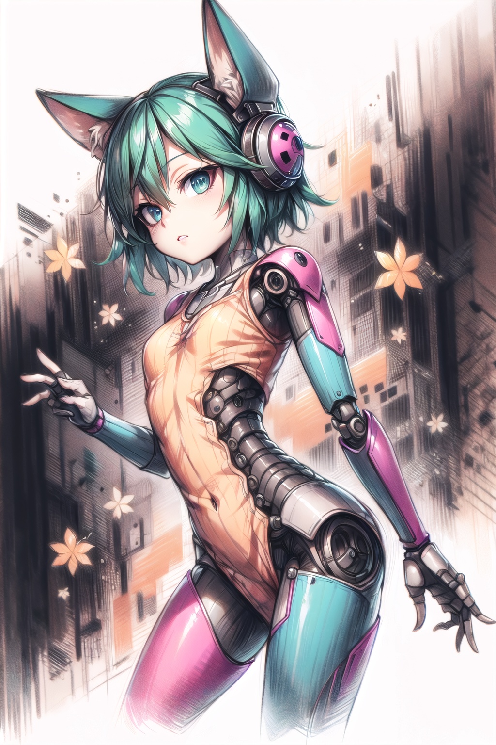robot,  ClrSkt by Oni Toki on Tensor.Art