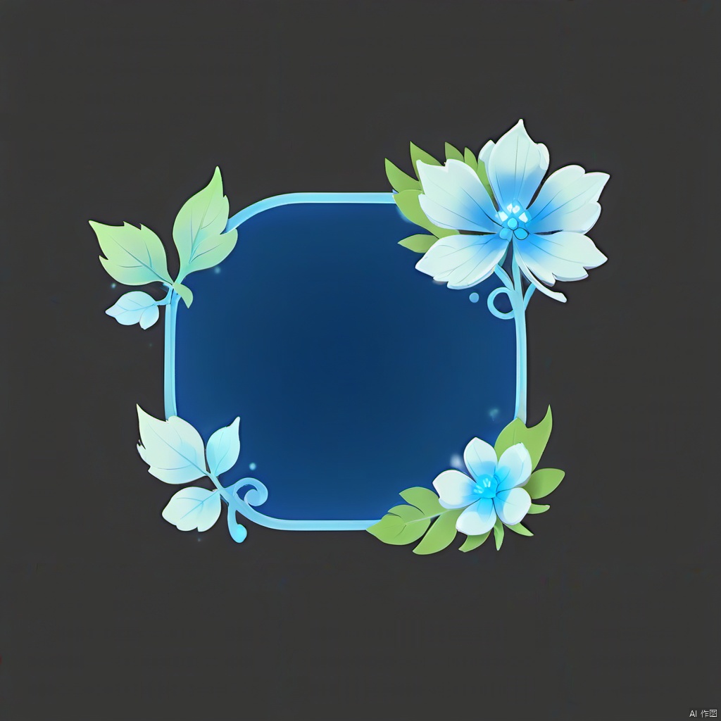 ash,  frame,  chat frame by 浪花鱼影 on Tensor.Art