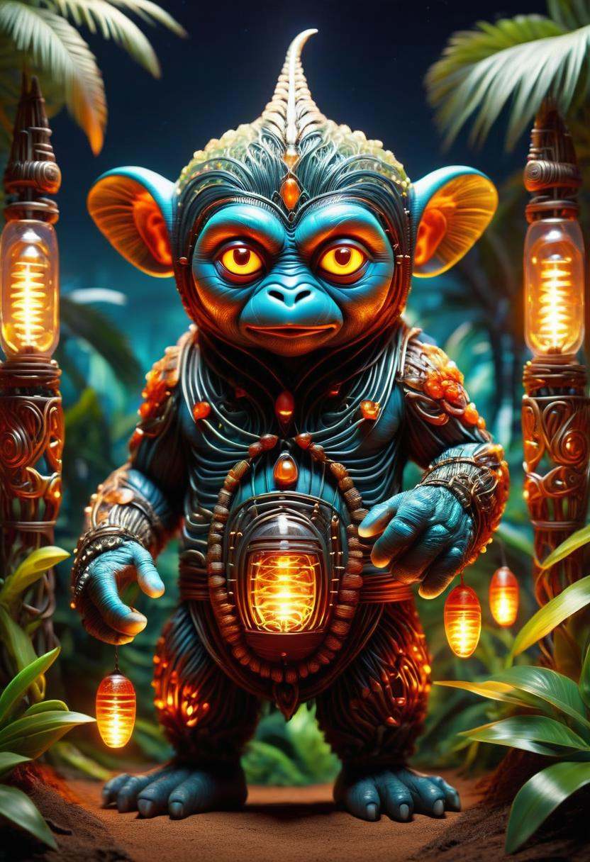 DonMN1x137ub35XL menehune,  Small humanoid beings from Hawaiian mythology,  superb craftsmanship by DonMischo on Tensor.Art