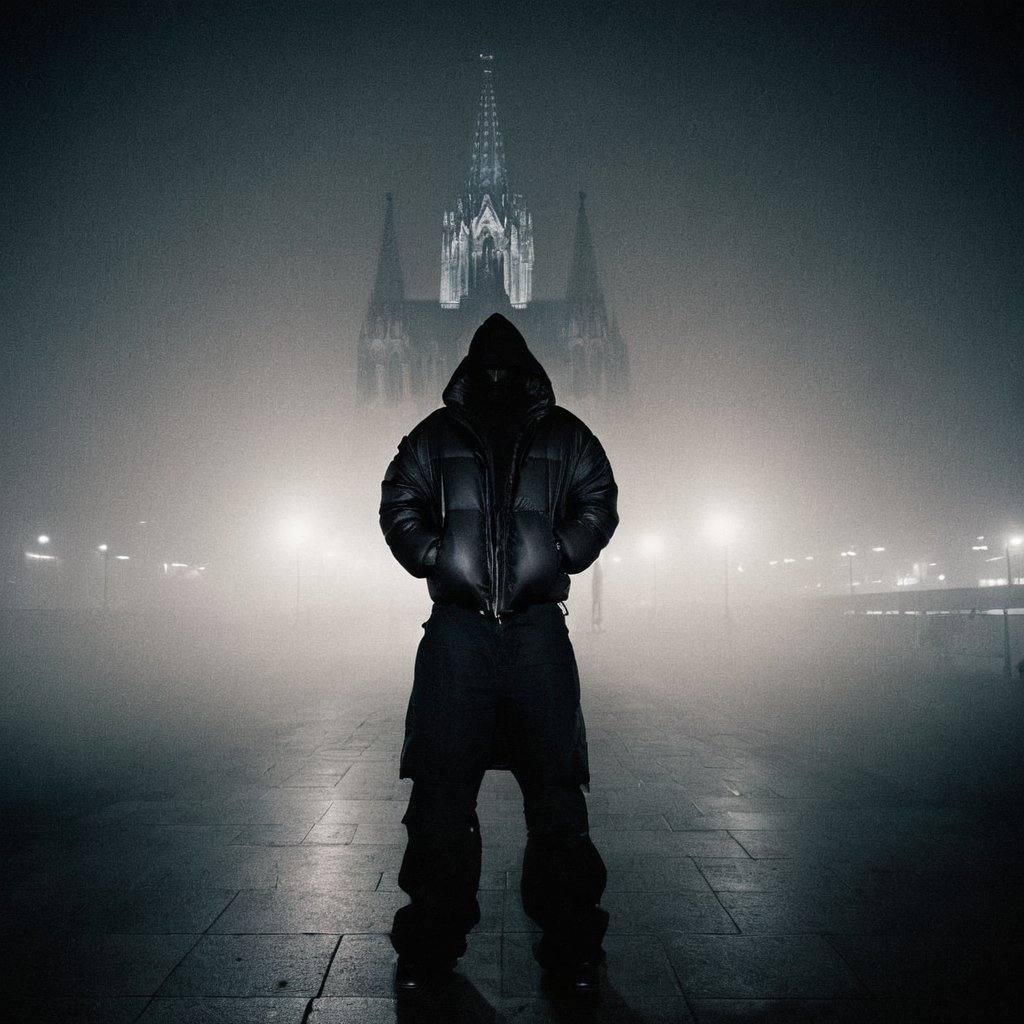 night,  Cologne Cathedral,  opium on Tensor.Art