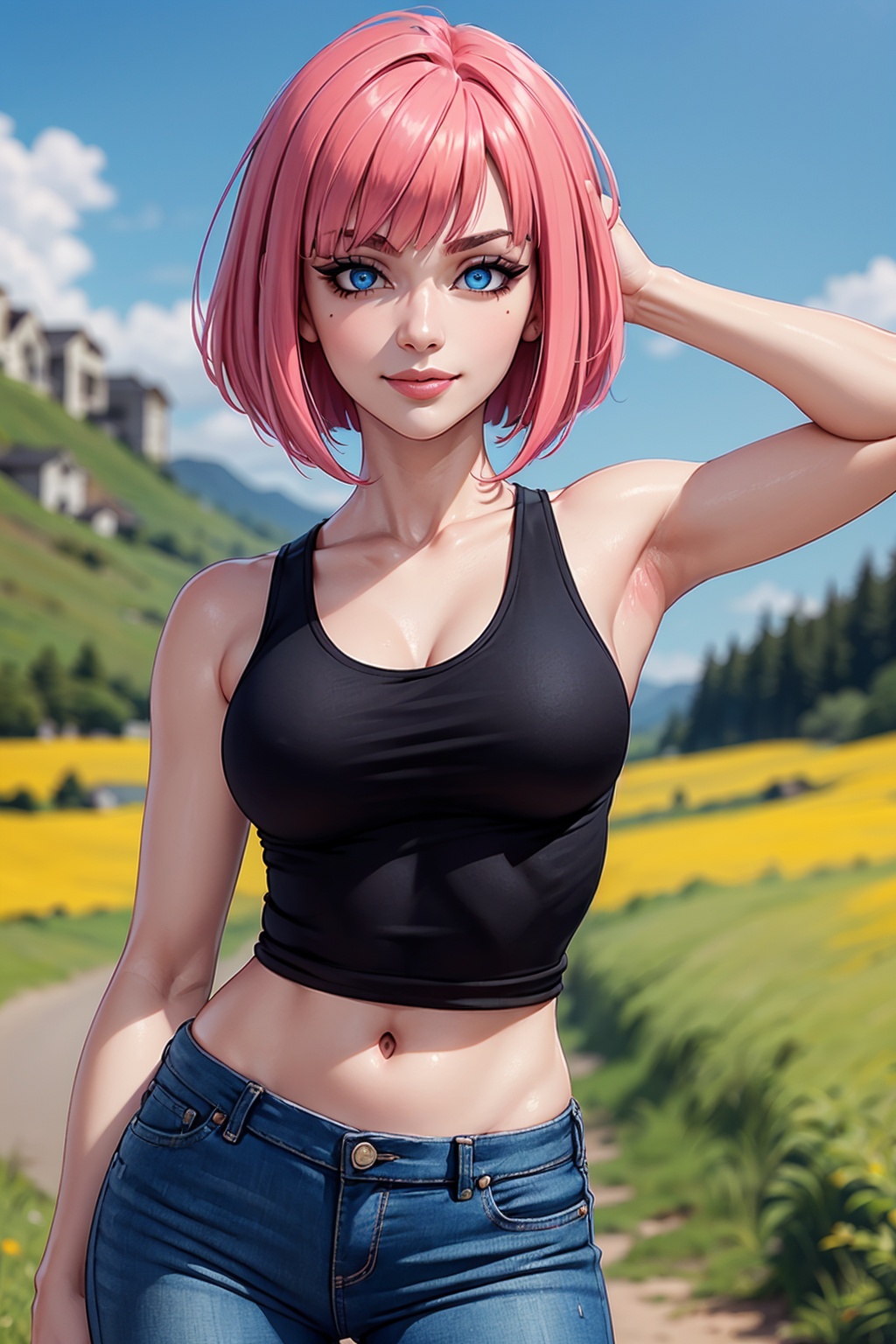 (masterpiece,  best quality: 1.4),  (1girl on Tensor.Art