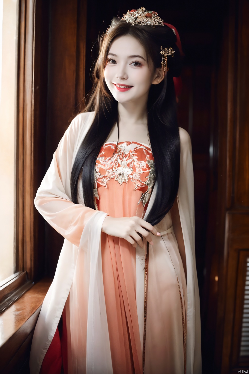 (masterpiece, best quality:1.2),1girl,solo,long hair,smile