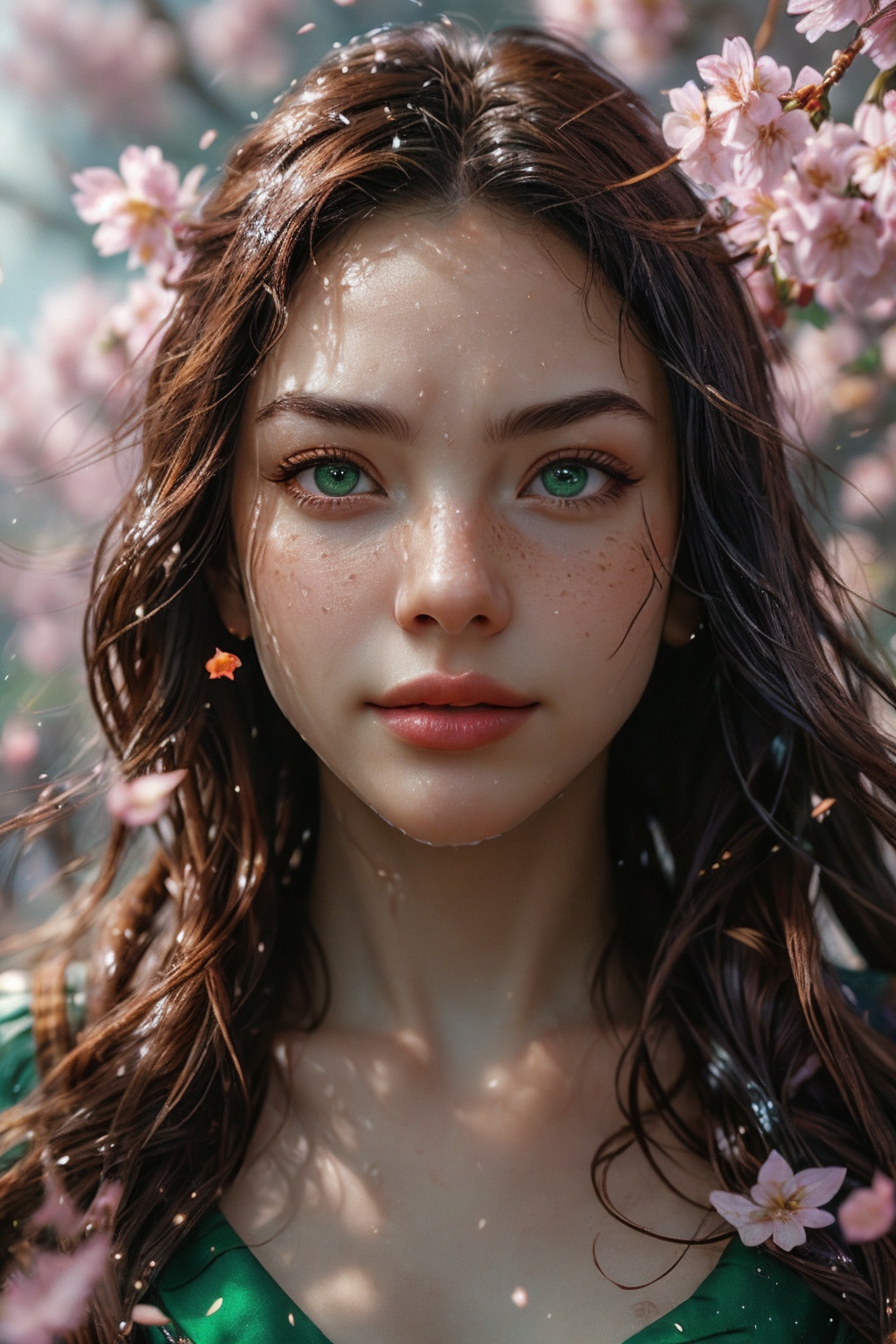 1girl,  solo,  realistic wet skin on Tensor.Art