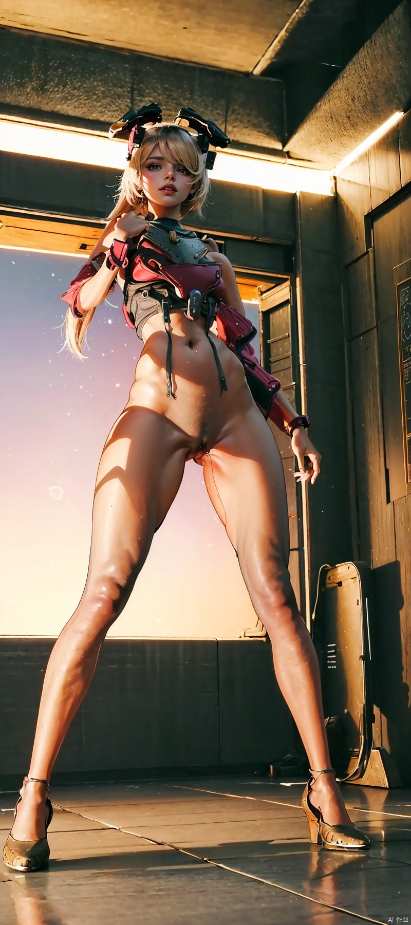 1 girl,  flame body,  masterpiece on Tensor.Art