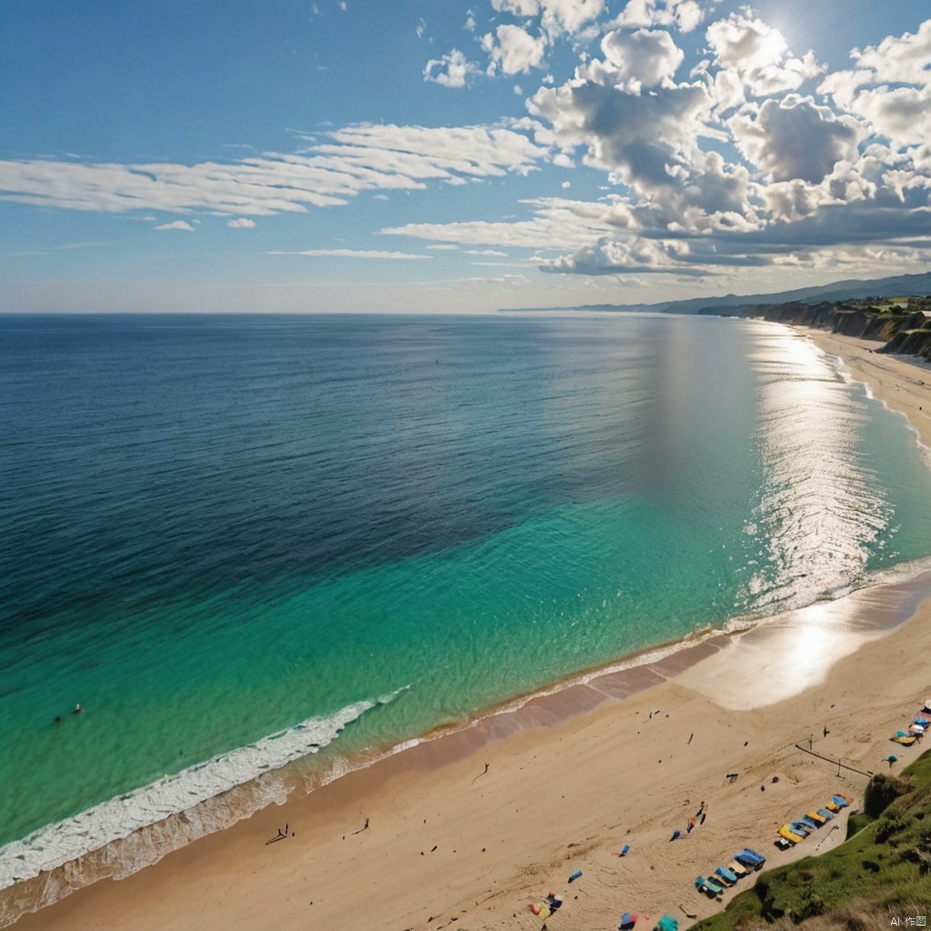 beach,  sea on Tensor.Art