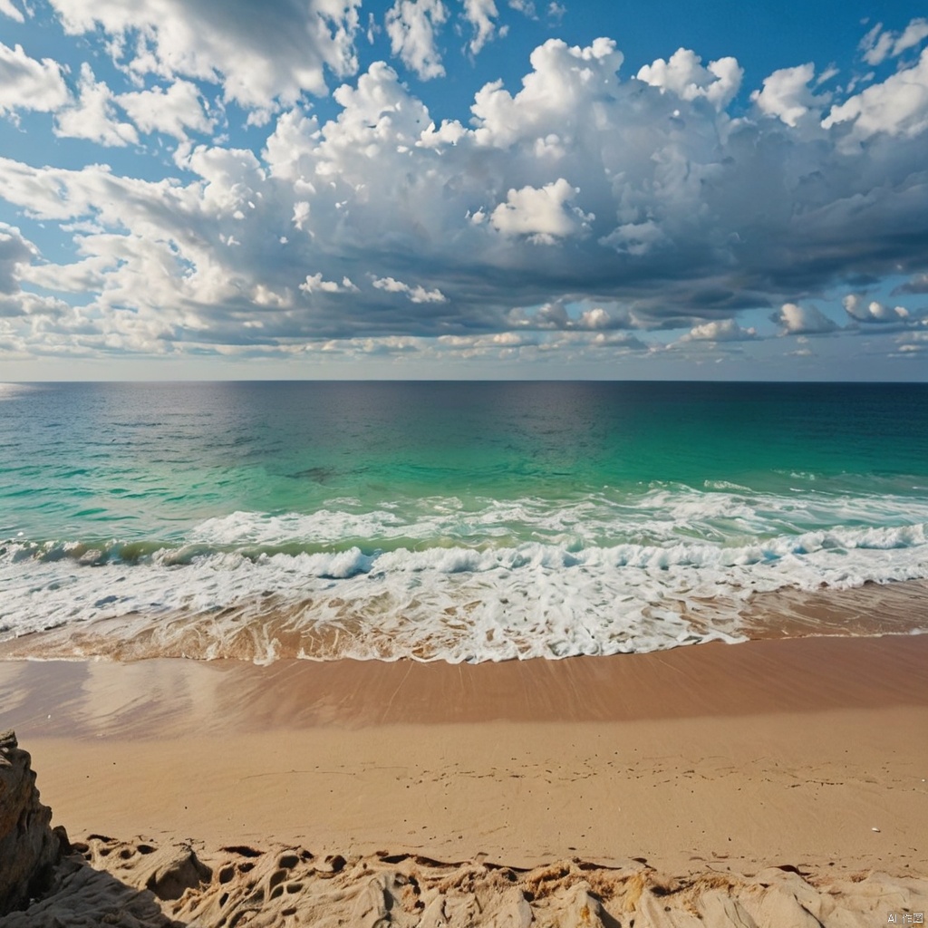 beach,  sea on Tensor.Art