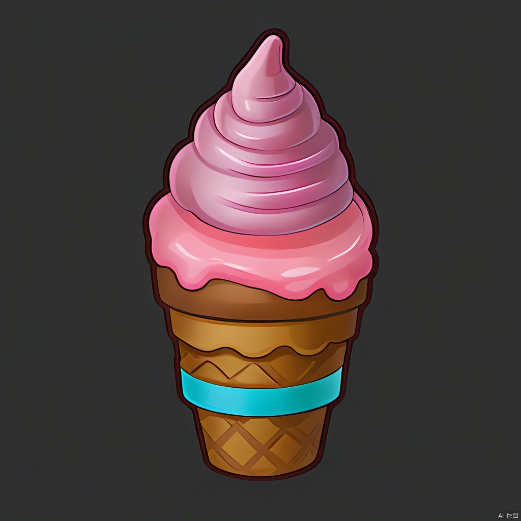 ash, freehand style,Games, ice cream