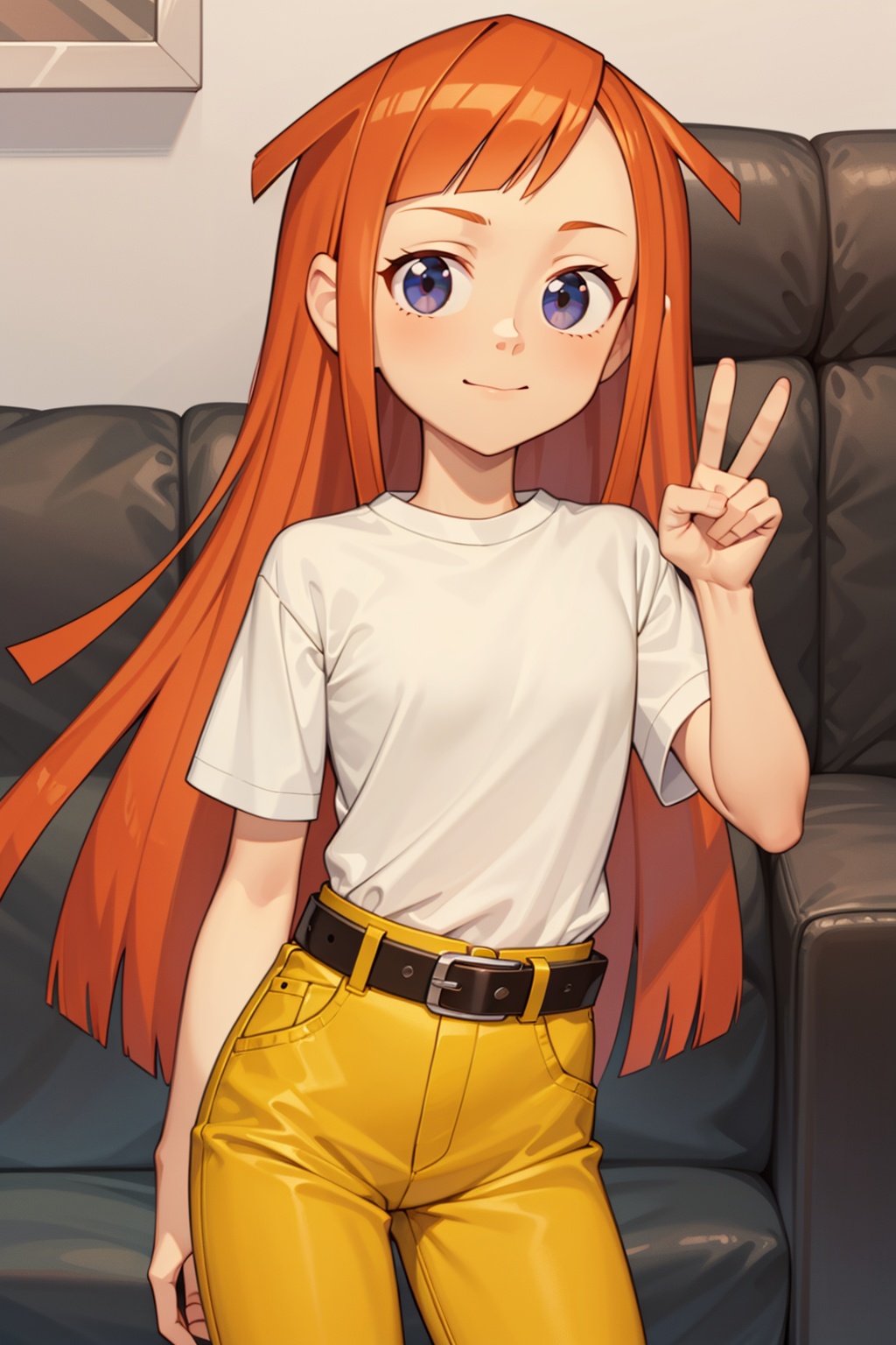 1girl,  solo,  peace on Tensor.Art