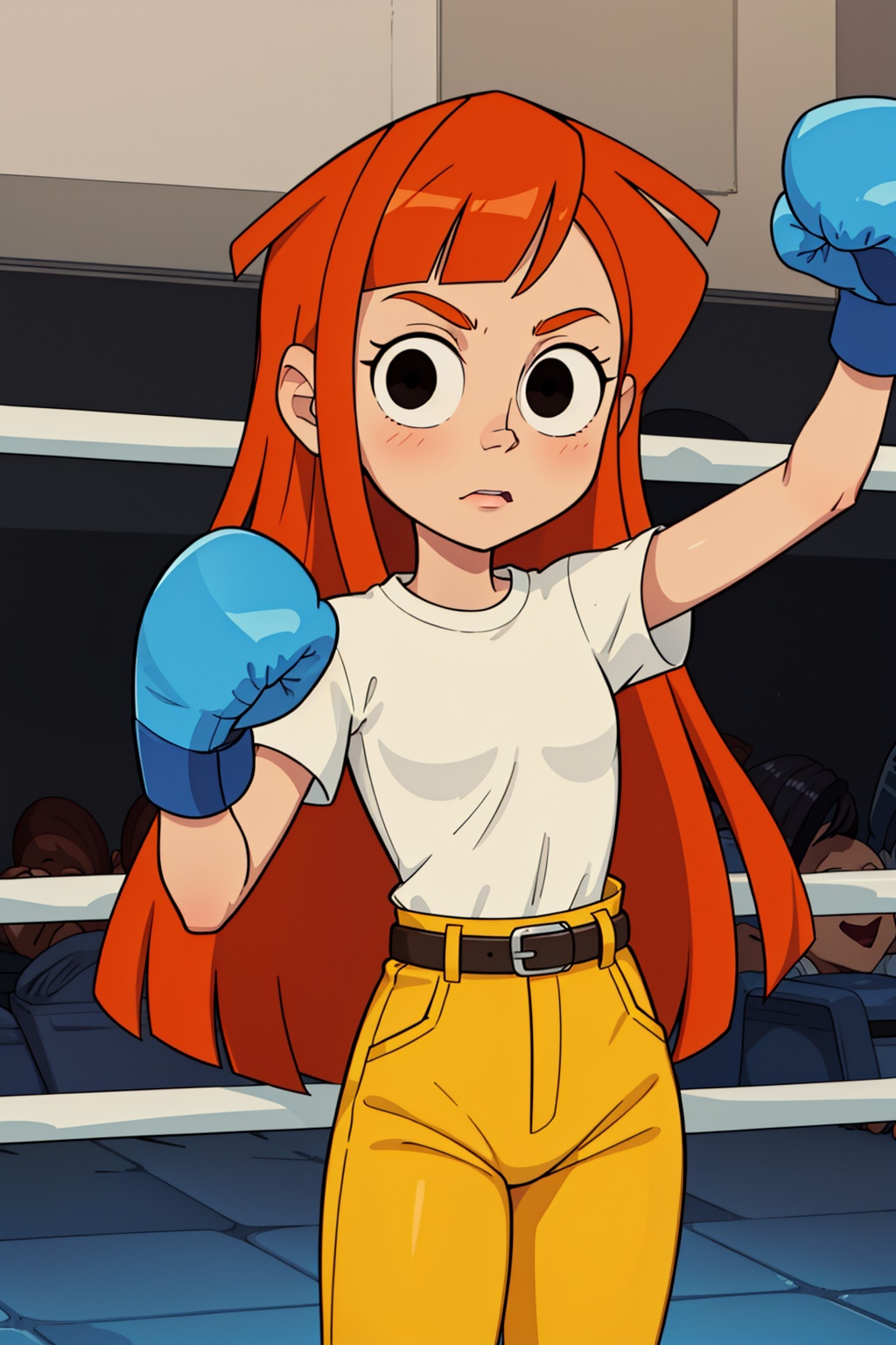 1girl,  solo,  boxing on Tensor.Art