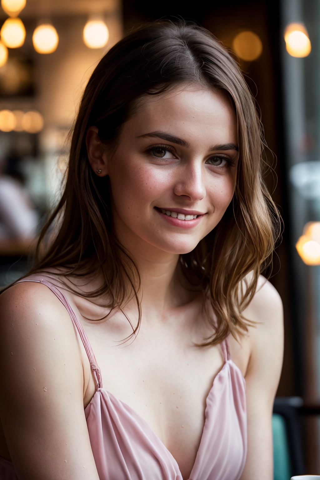 closeup face,  stunningly beautiful glamour model (18 years young ) ,  (((extremely innocent face ))) on Tensor.Art
