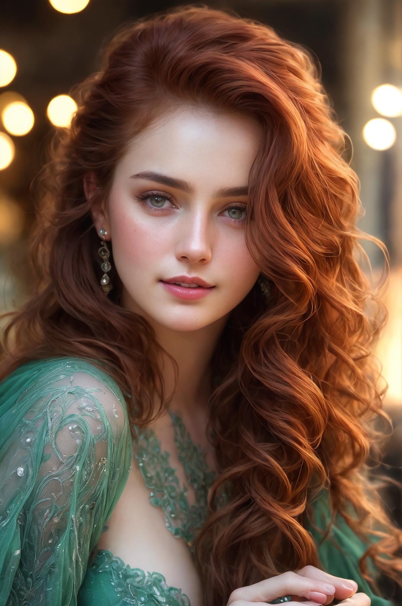 closeup face,  stunningly beautiful (((extremely innocent face ))),  wild hair on Tensor.Art
