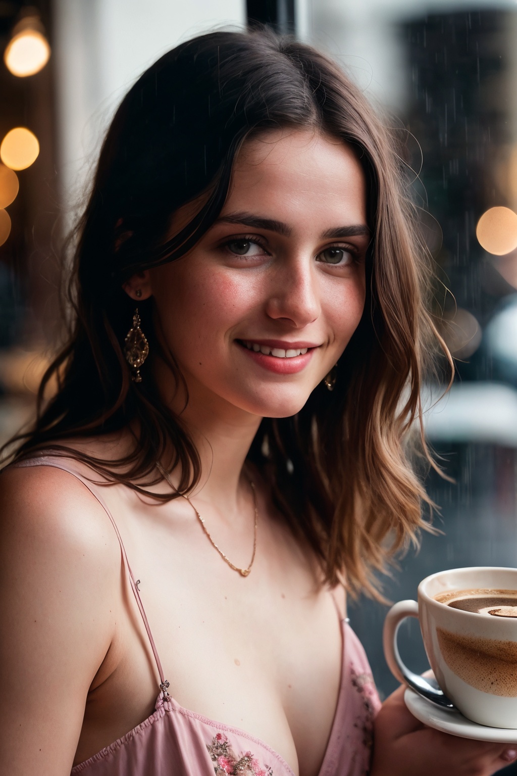 closeup face,  stunningly beautiful young model (18 years old) ,  (((extremely innocent face ))) on Tensor.Art