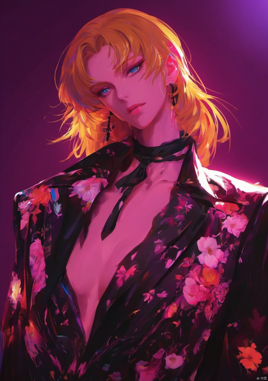  Beautiful. Beauty, suit, film lighting, anime characters