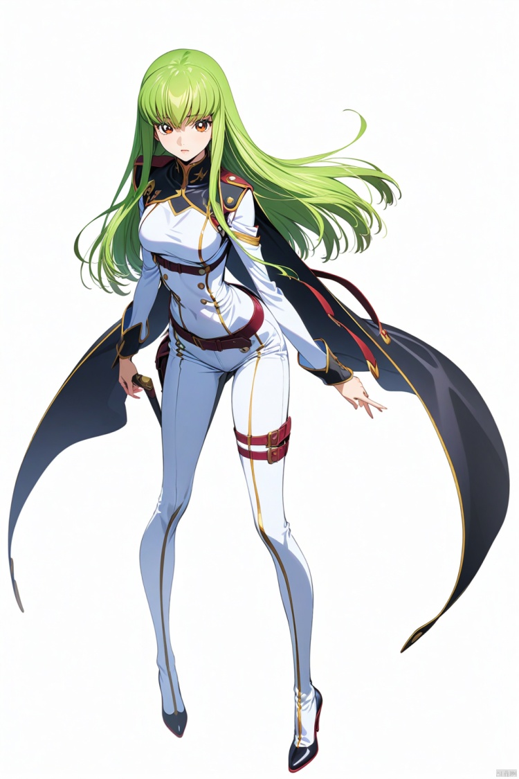 1girl,c.c, code geass,full body,
white background,
ultra-detailed,best quality,(masterpiece),