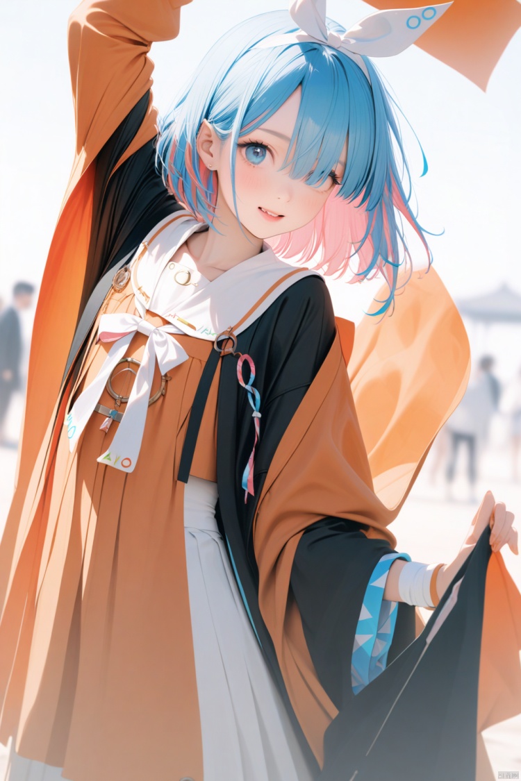  1girl,arona \(blue archive\),She is fashionably seifuku dressed in Hermes,full body,noblestyle,
white background,
ultra-detailed,best quality,(masterpiece), arien_hanfu