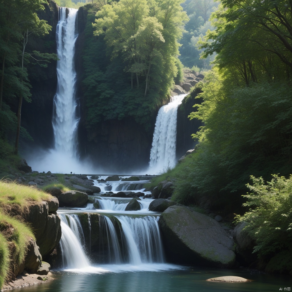 blue sky, Fantasy Park,
Mountain,
1girl,
Waterfall,




,Lakes,

(wonderland:1
),
Adequate sunlight,reflection, true light and shadow, perfect lighting,
no humans,Realistic, 
Overlooking,
Representative,boutique, Masterpiece, Intricate, 
High Quality, Best Quality, 
Ultra HD,high res, 
Full Detail,

,Authenticity,
Take photos,

﻿